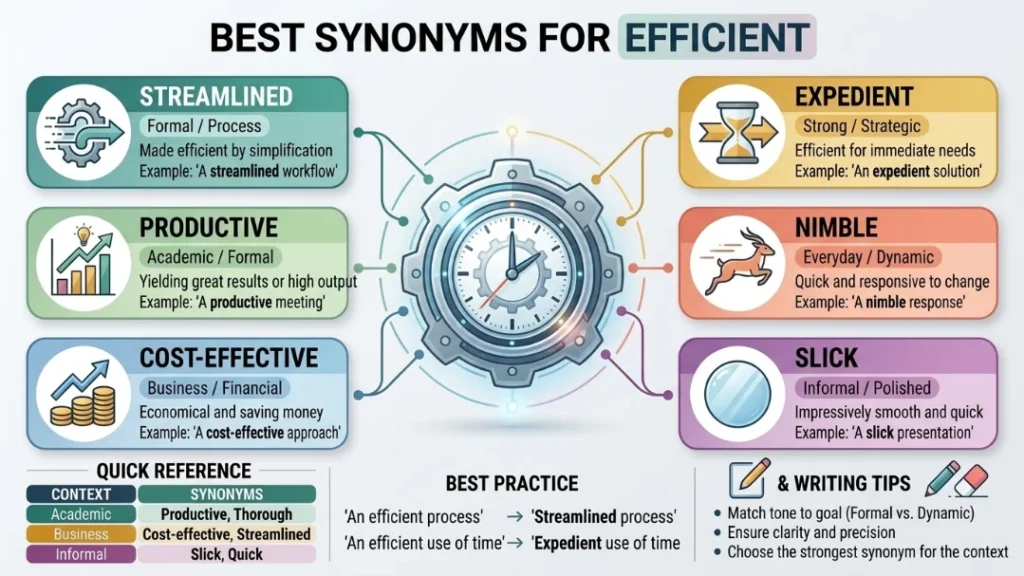 Best Synonyms for Efficient