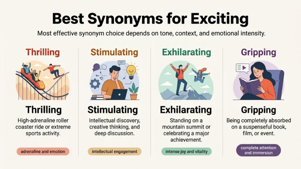 Best Synonyms for Exciting