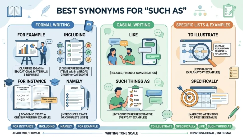 Best Synonyms for Such As
