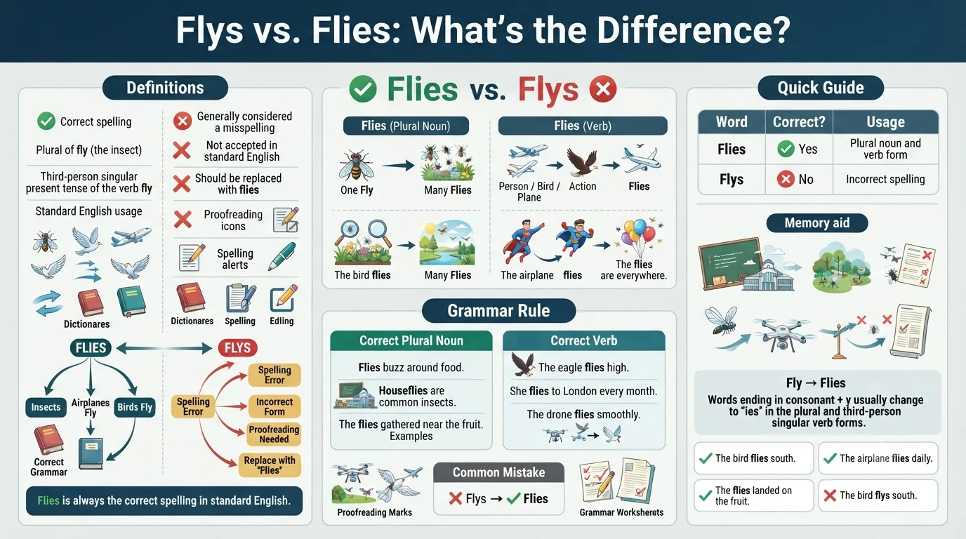 flys or flies