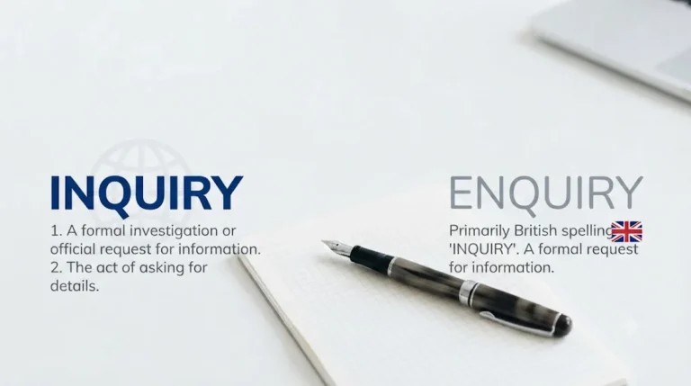 inquiry or enquiry