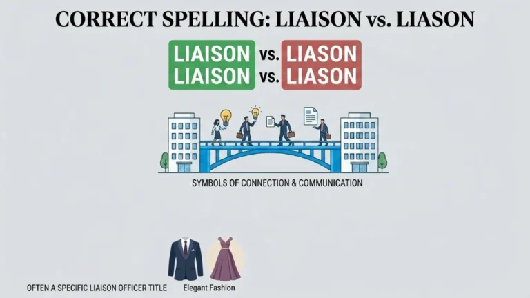 Liasion or liason