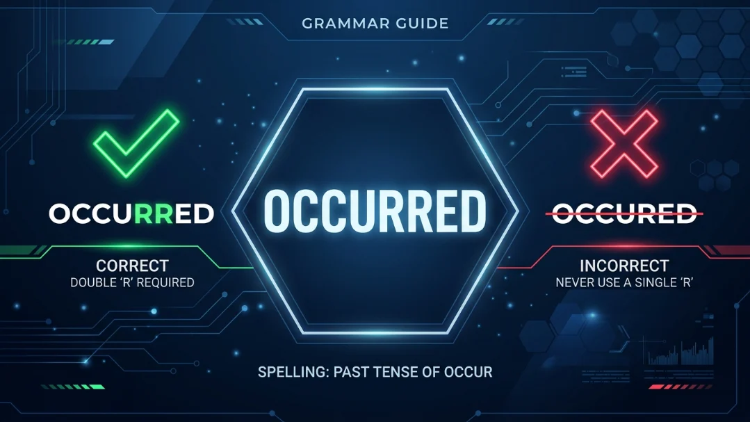 occurred or occured