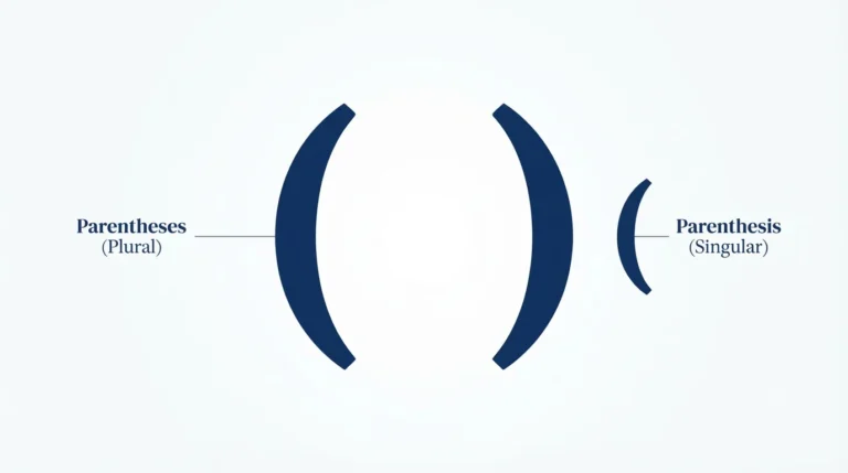 Parentheses or Parenthesis