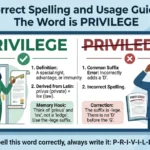 privilege or priviledge