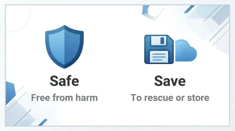 safe or save