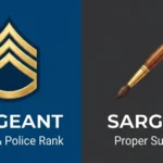 sargent or sergeant