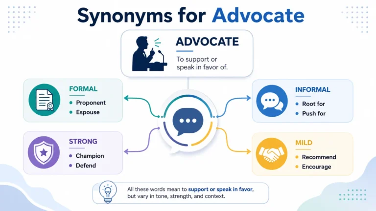 synonyms for advocate