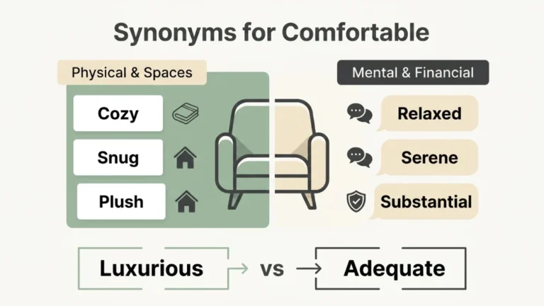 synonyms for comfortable