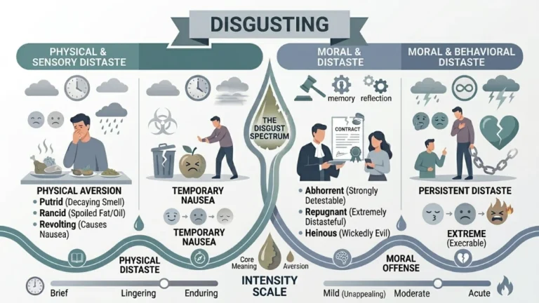 synonyms for disgusting