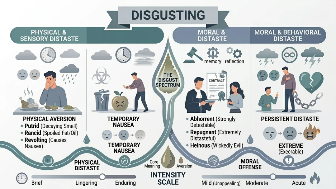 synonyms for disgusting