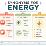 synonyms for energy