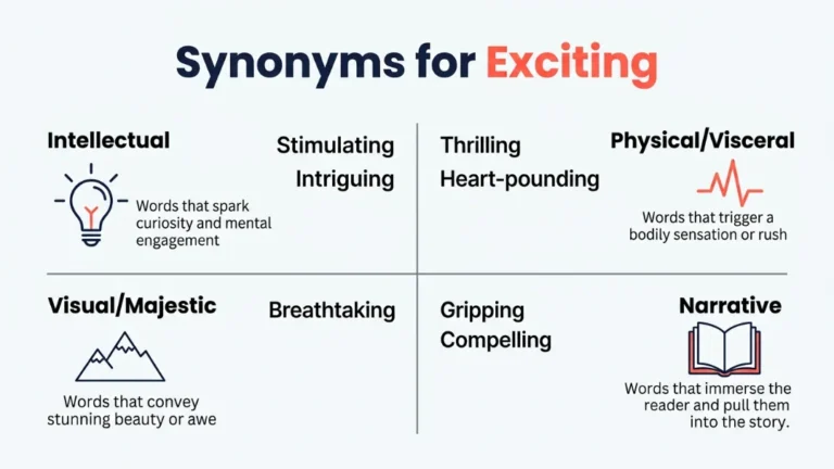 synonyms for exciting