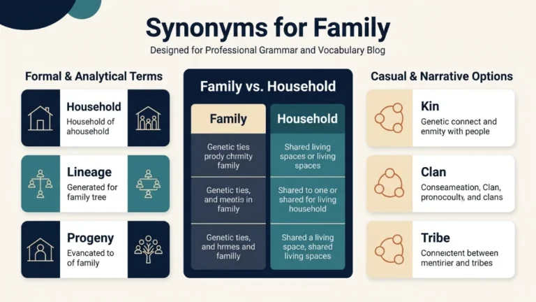 synonyms for family