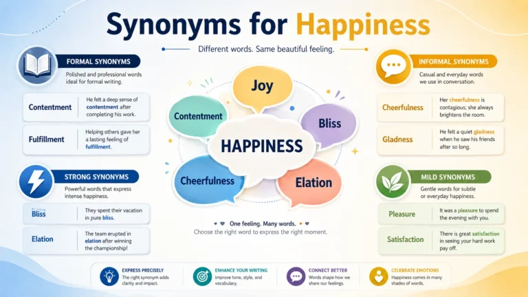 synonyms for happiness