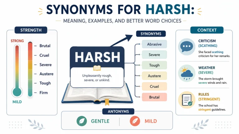 synonyms for harsh