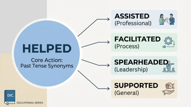 synonyms for helped