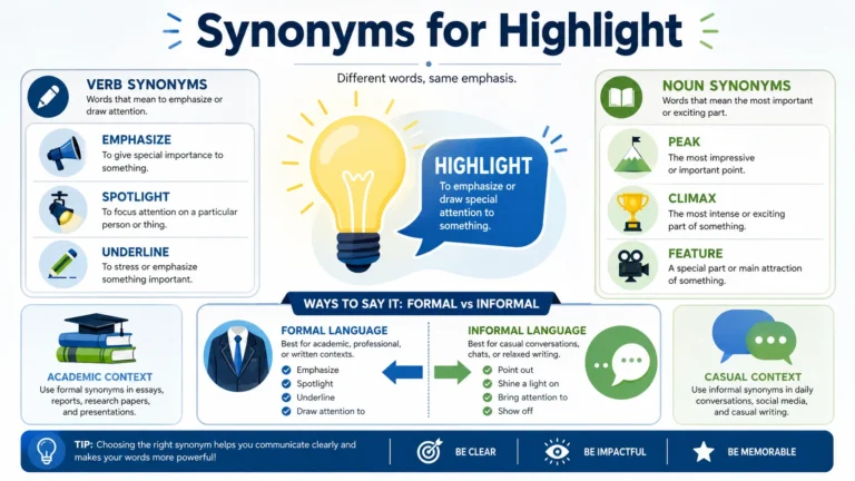 synonyms for highlight