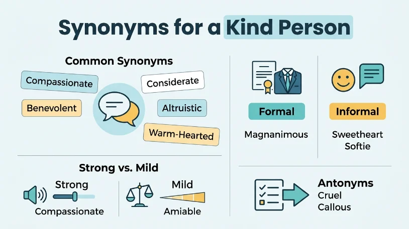synonyms for kind person