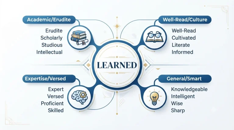 synonyms for learned