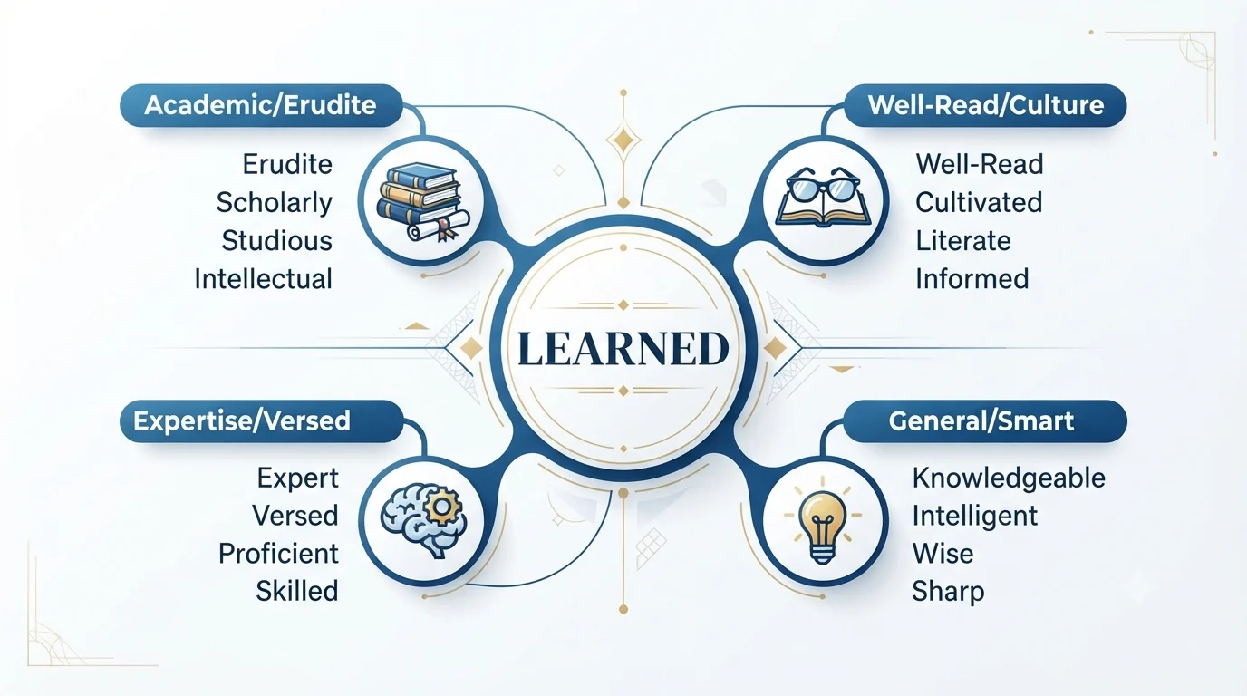 synonyms for learned