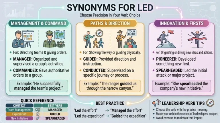 synonyms for led