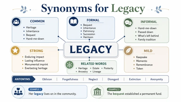 synonyms for legacy