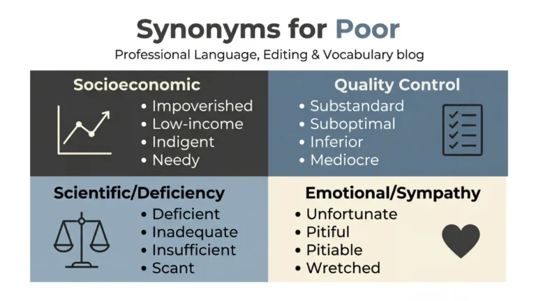 synonyms for poor