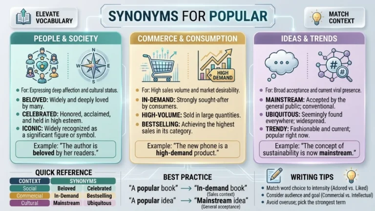 synonyms for popular