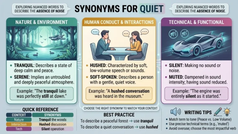 synonyms for quiet