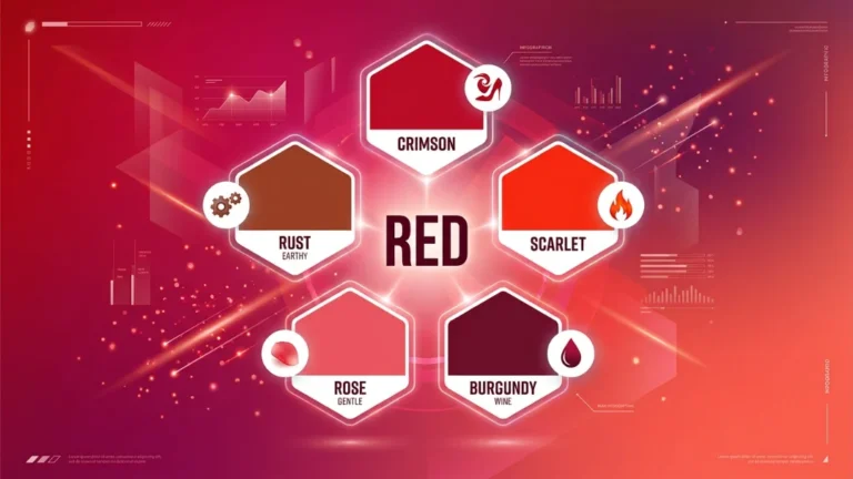 synonyms for red