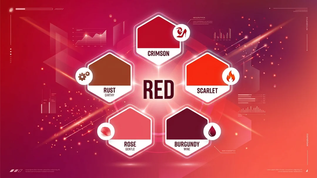 synonyms for red
