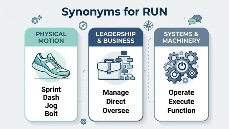 synonyms for run