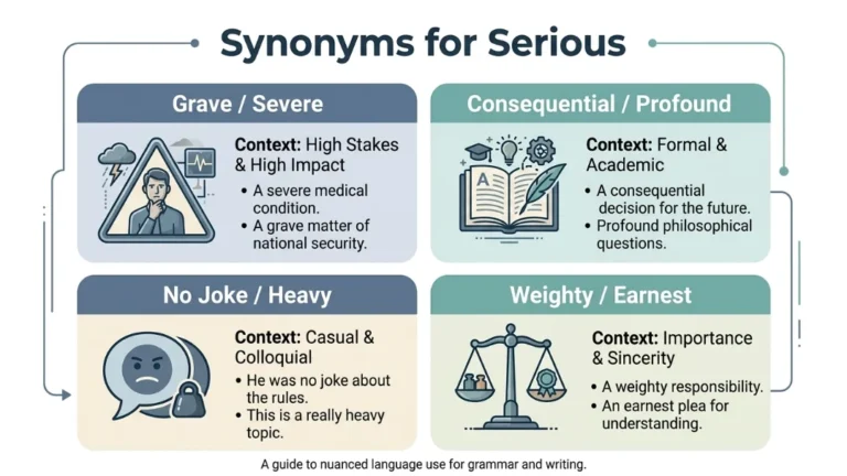 synonyms for serious