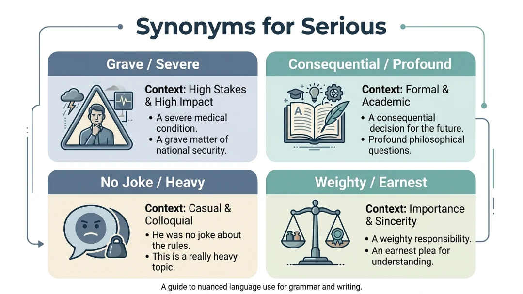 synonyms for serious