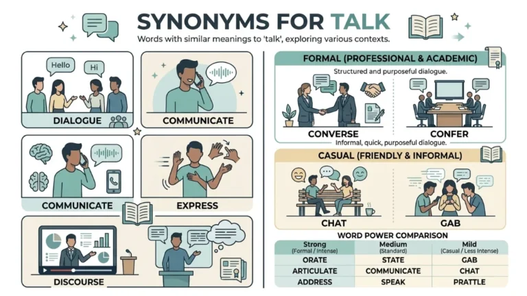 synonyms for talk
