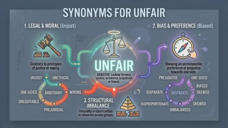 synonyms for unfair