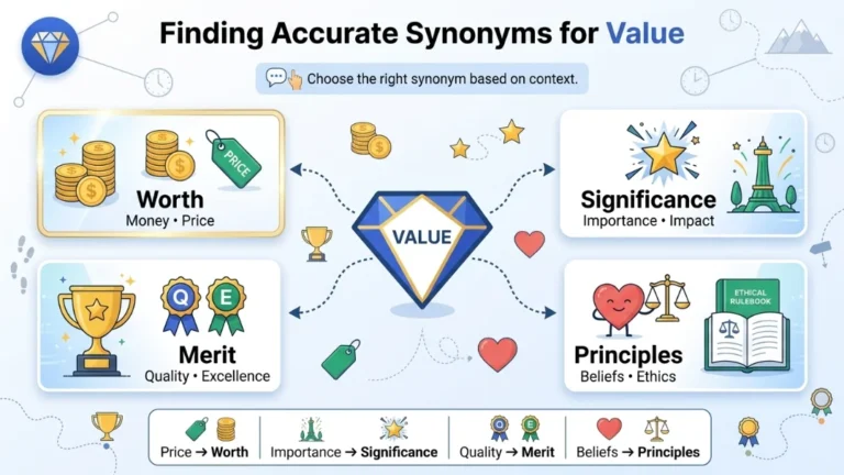 synonyms for value