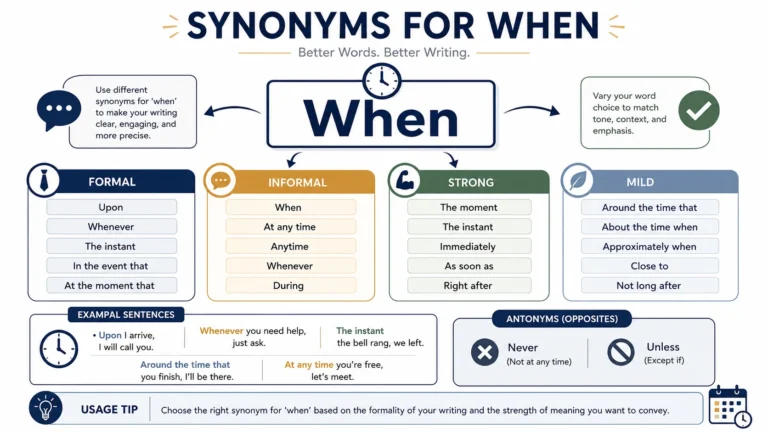 synonyms for when