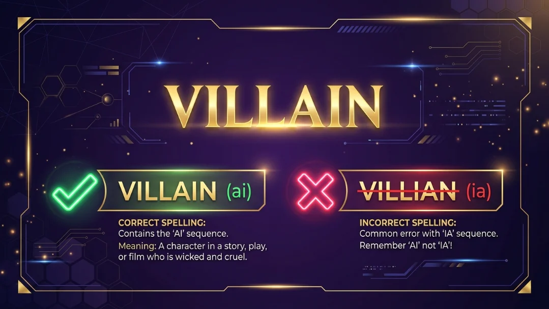 villain or villian