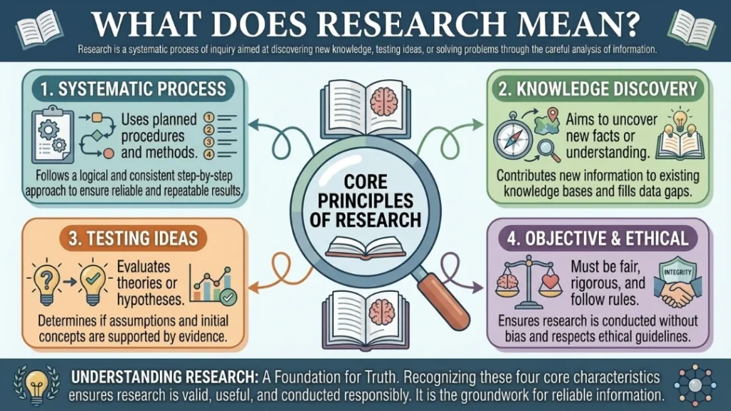 What Does research Mean