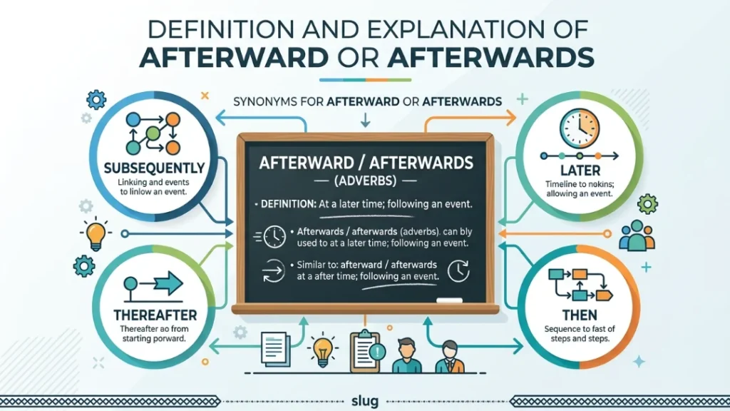 Definition and Explanation of Afterward or Afterwards