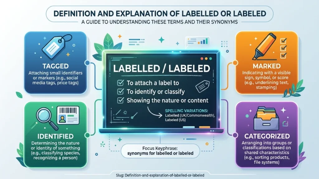 Definition and Explanation of Labelled or Labeled