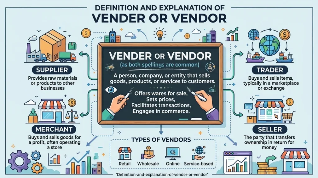 Definition and Explanation of Vender or Vendor