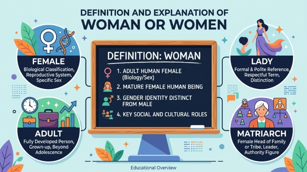 Definition and Explanation of Woman or Women