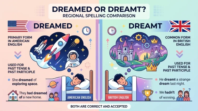dreamed or dreamt