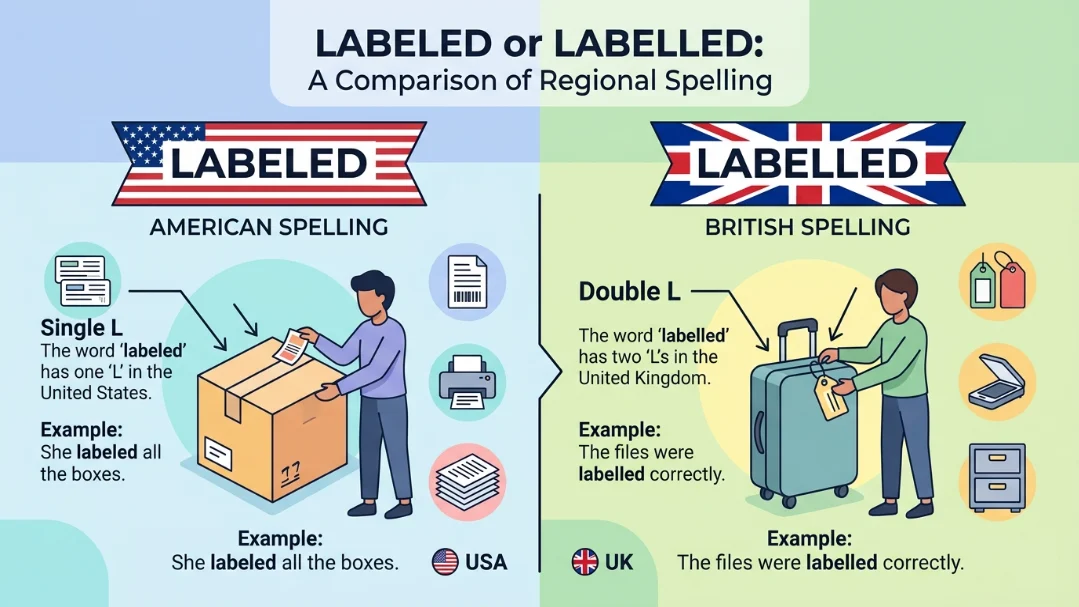 Labelled or Labeled