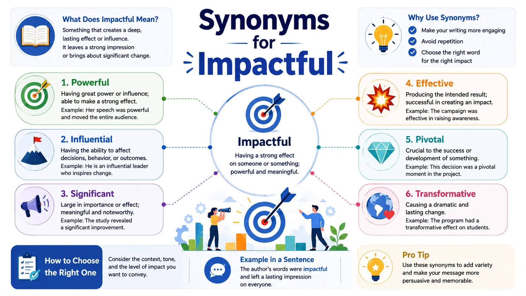 Synonyms for impactful