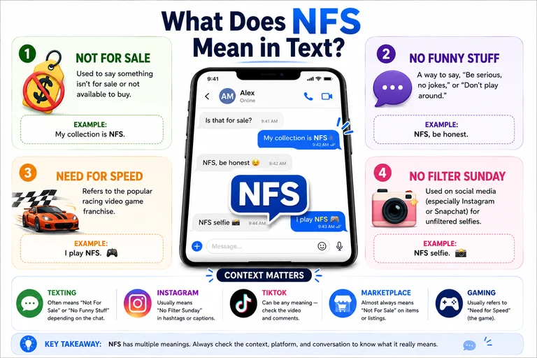 What Does NFS Mean in Text
