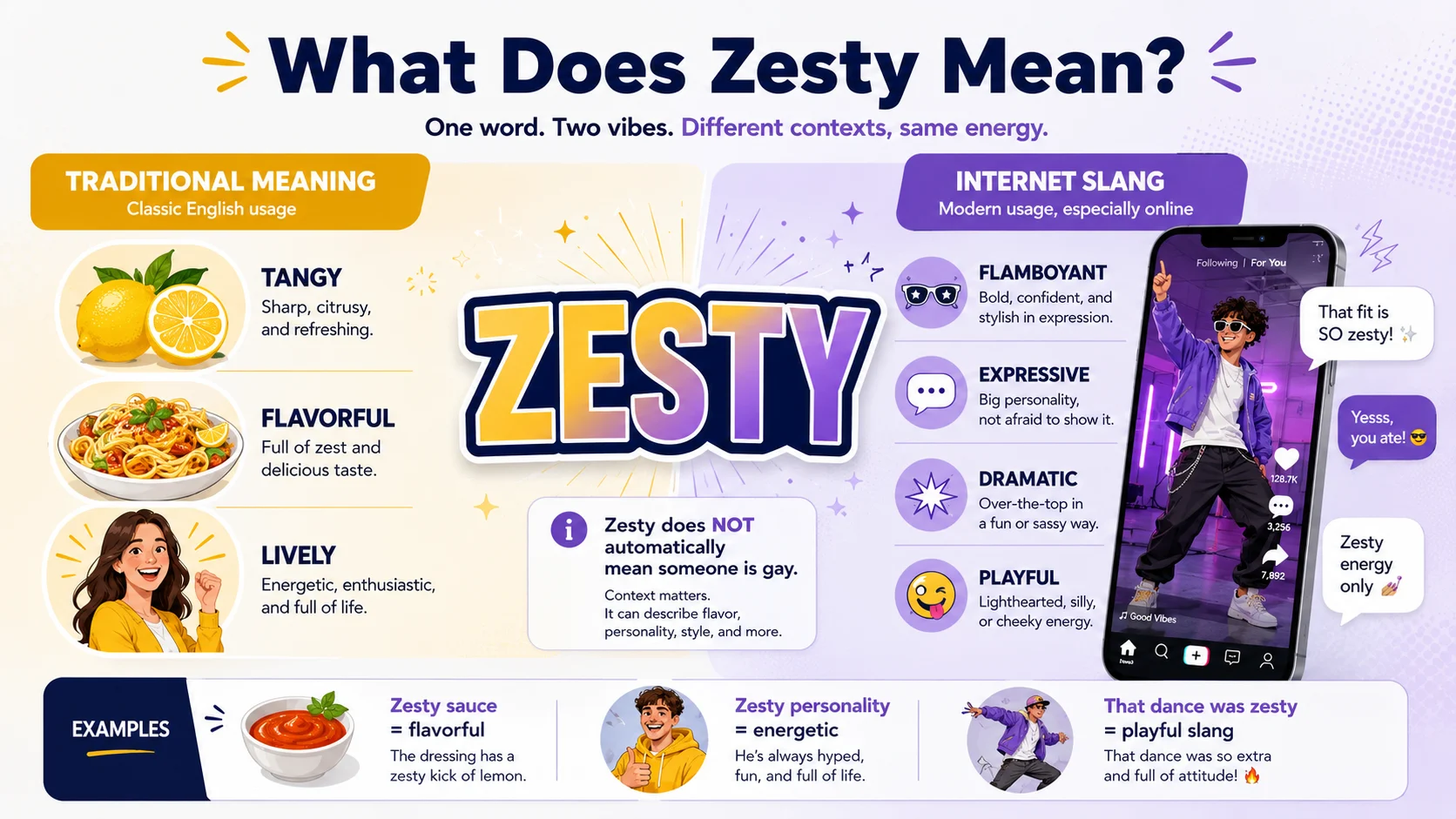 What Does Zesty Mean